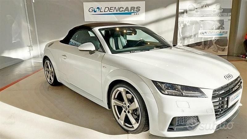 Usata Audi TT Roadster S-Line 230 CV (169 kW) 2018 Bianco Cabrio