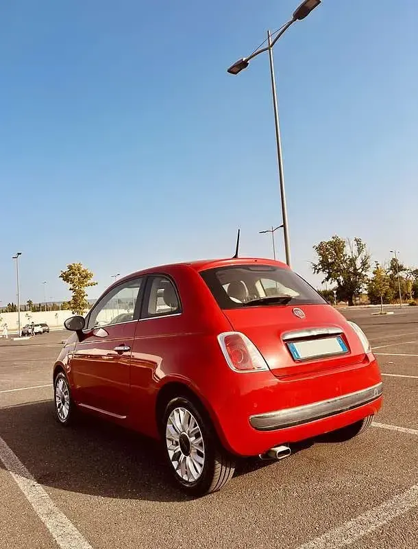 Usata Fiat 500 Lounge 95 CV (69 kW) 2015 Rosso Utilitaria