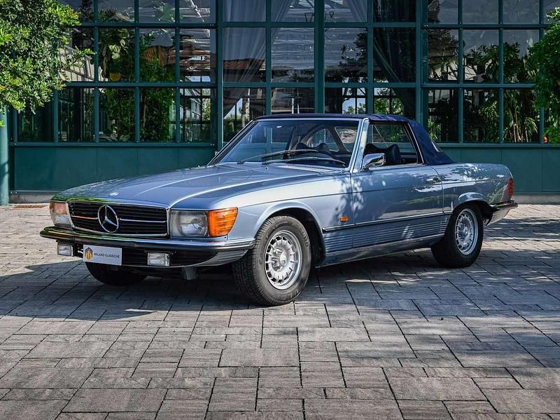 Usata Mercedes SL350 200 CV (147 kW) 1971 Azzurro metallizzato Cabrio
