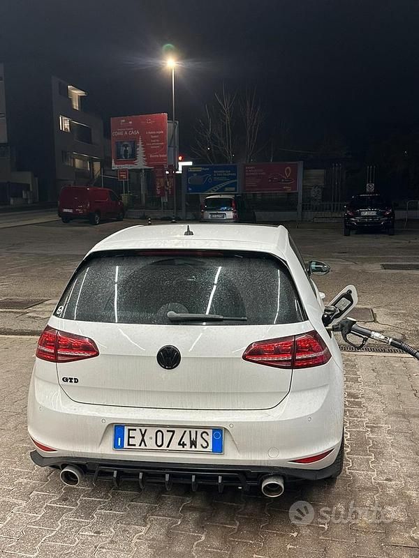 Usata VW Golf VII GTD 2014 Bianco Berlina