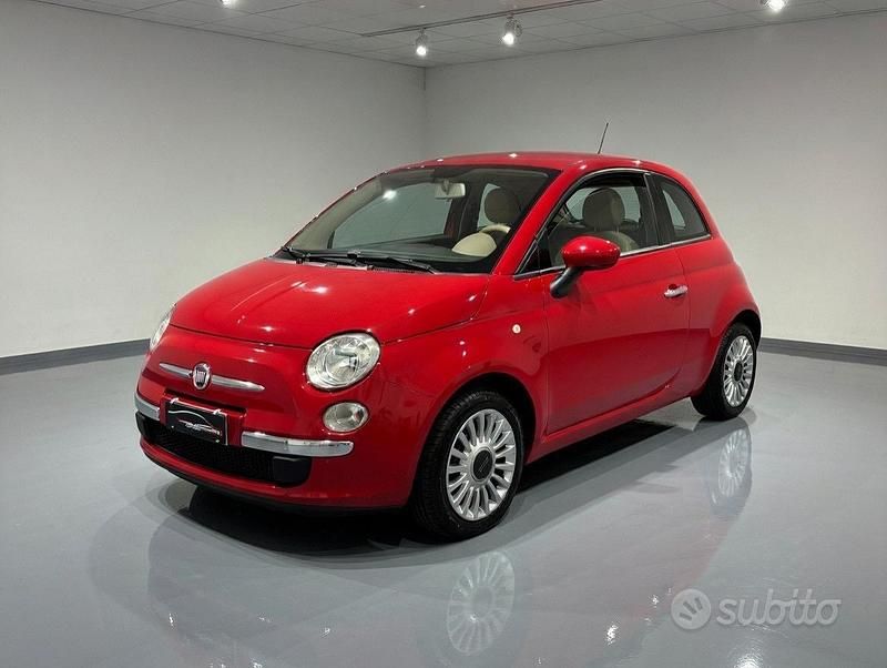 Usata Fiat 500 Lounge 69 CV (50 kW) 2010 Rosso Berlina
