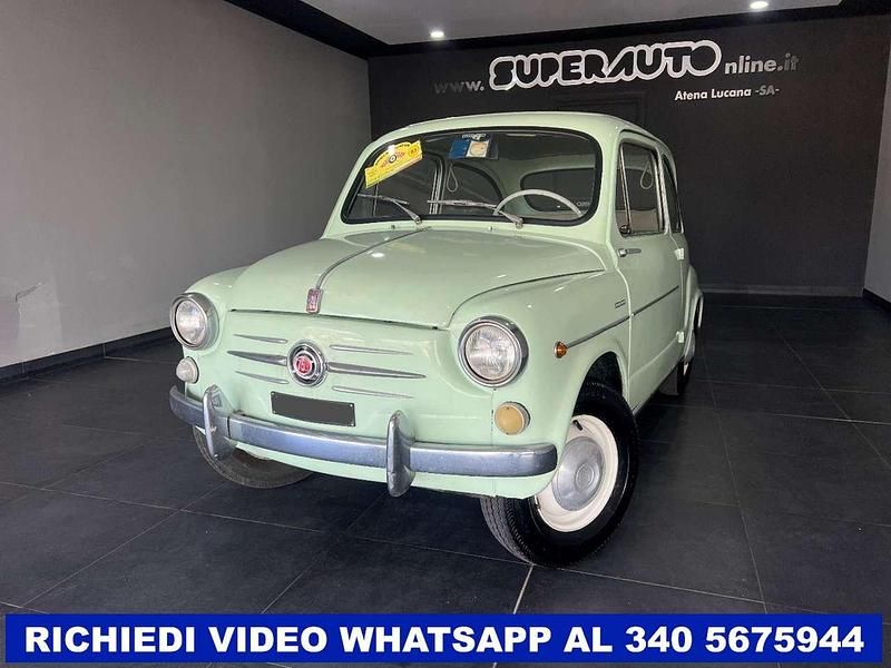 Usata Fiat 600D 33 CV (24 kW) 1962 Verde Utilitaria