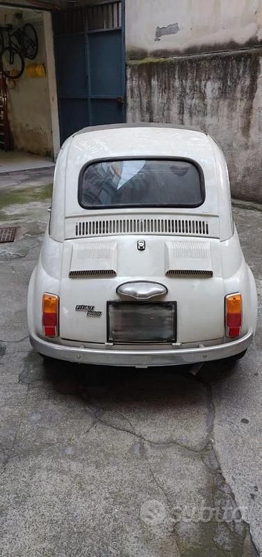 Usata Fiat 500 1970 Bianco Utilitaria