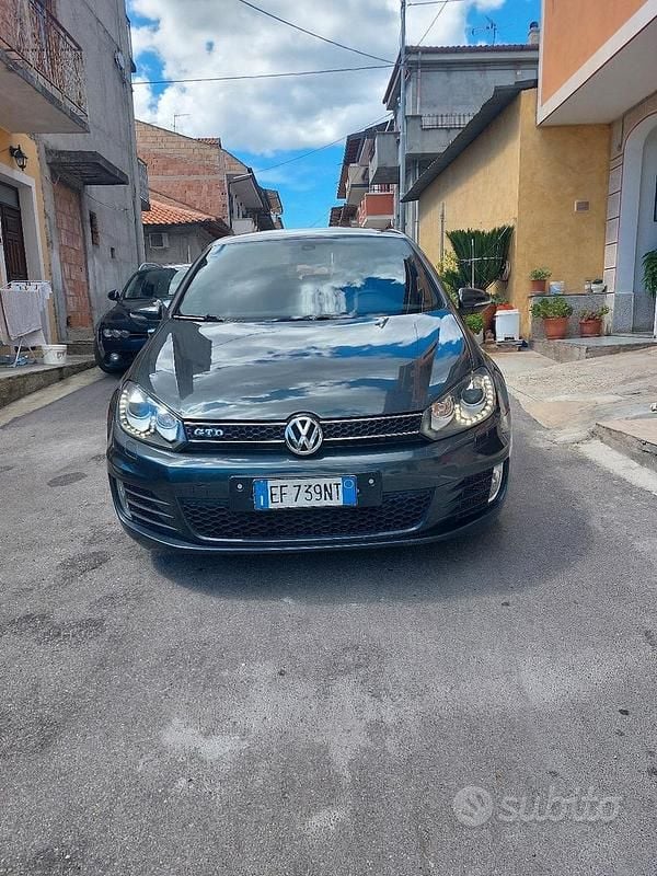 Usata VW Golf VI GTD 170 CV (125 kW) 2010 Grigio Utilitaria