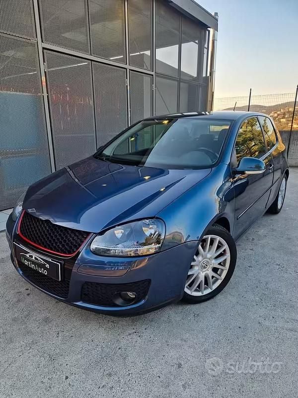 Usata VW Golf V 170 CV (125 kW) 2007 Blu Berlina