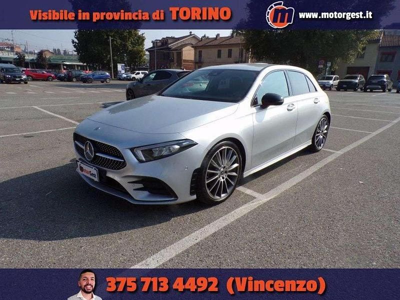 Usata Mercedes A180 Premium 116 CV (85 kW) 2019 Grigio Berlina