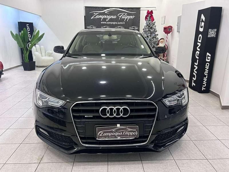 Usata Audi A5 190 CV (139 kW) 2015 Nero Berlina