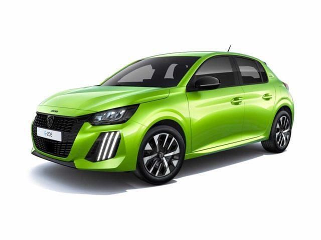 Nuova Peugeot e-208 Style 100 kW (136 CV) 2025 Giallo Utilitaria