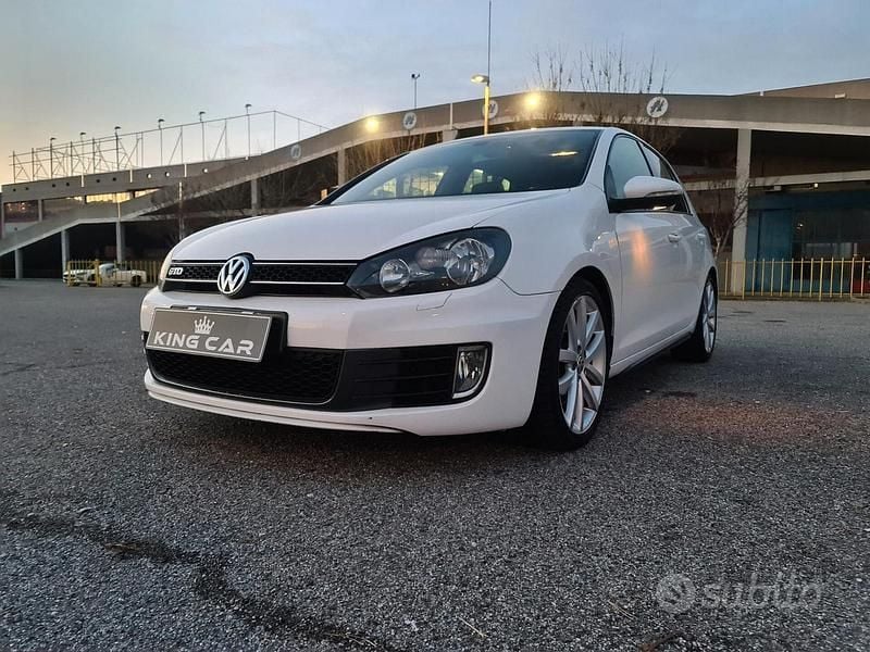 Usata VW Golf VI GTD 170 CV (125 kW) 2011 Bianco Utilitaria