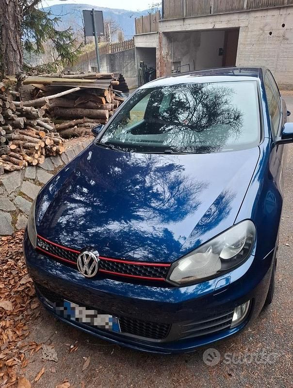 Usata VW Golf VI GTI 211 CV (155 kW) 2010 Blu Utilitaria