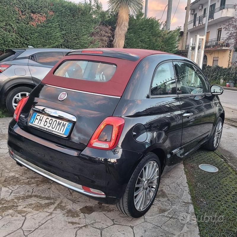 Usata Fiat 500C Lounge 69 CV (50 kW) 2017 Grigio Cabrio
