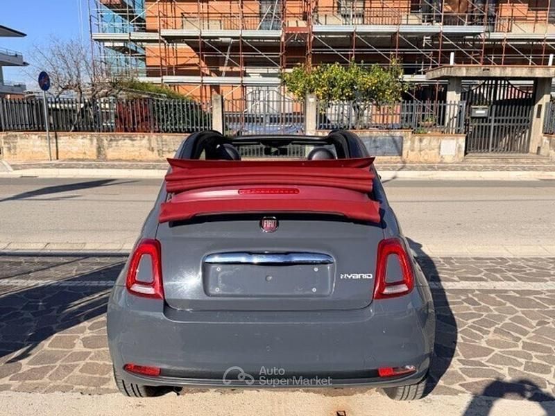 Usata Fiat 500 69 CV (50 kW) 2022 Gray Cabrio