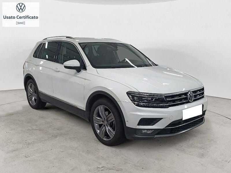 Usata VW Tiguan Executive 150 CV (110 kW) 2017 Bianco SUV