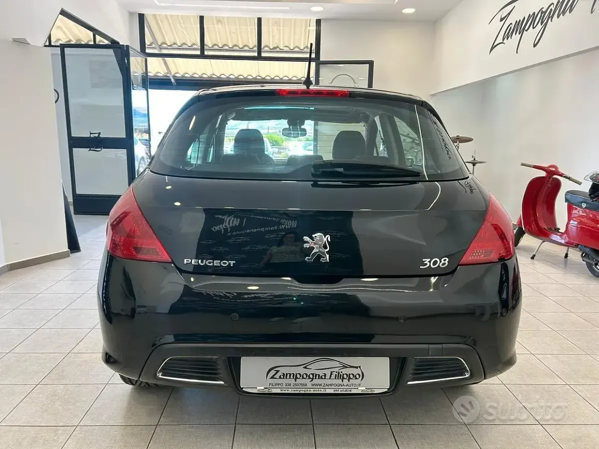 Usata Peugeot 308 136 CV (100 kW) 2007 Nero Utilitaria