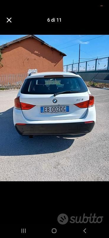 Usata BMW X1 177 CV (130 kW) 2009 Bianco SUV