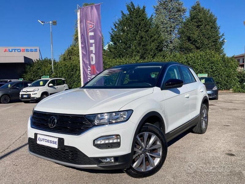 Usata VW T-Roc Style 110 CV (80 kW) 2021 Bianco SUV