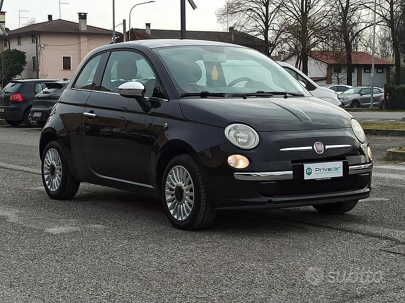 Usata Fiat 500 Lounge 69 CV (50 kW) 2010 Nero Berlina
