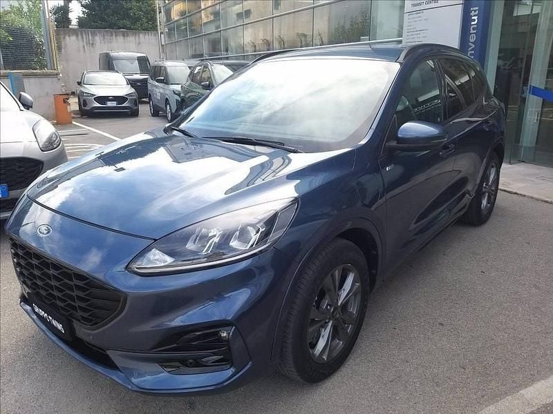 Blu/azzurro Usata 2021 Ford Kuga ST-Line SUV | 21.999 € (Buon prezzo) - Immagine 1/4