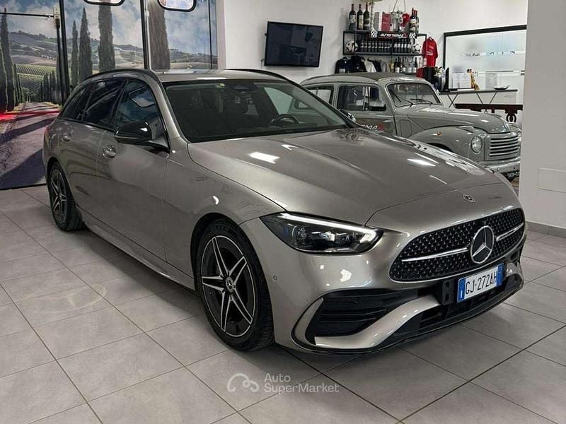 Usata Mercedes C220 Premium Plus 200 CV (147 kW) 2022 Grigio Station wagon