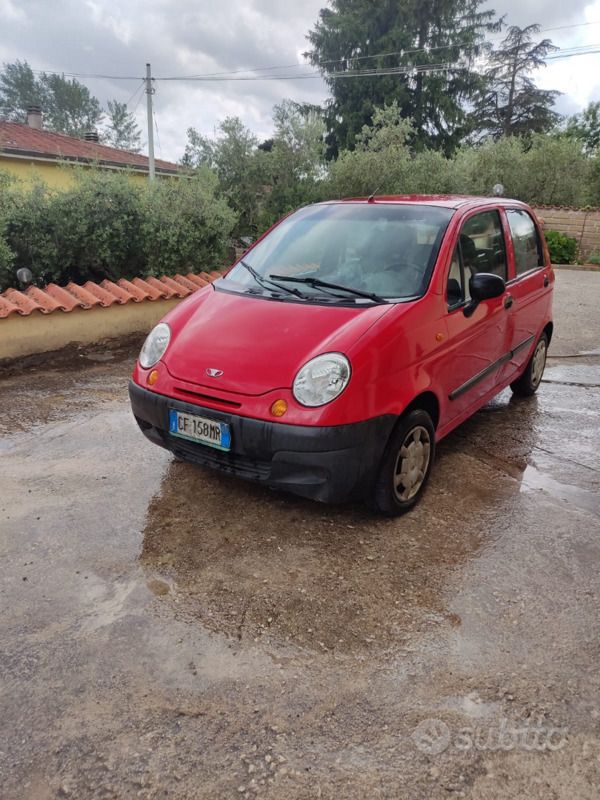 Usata Chevrolet Matiz 2003 Rosso Utilitaria