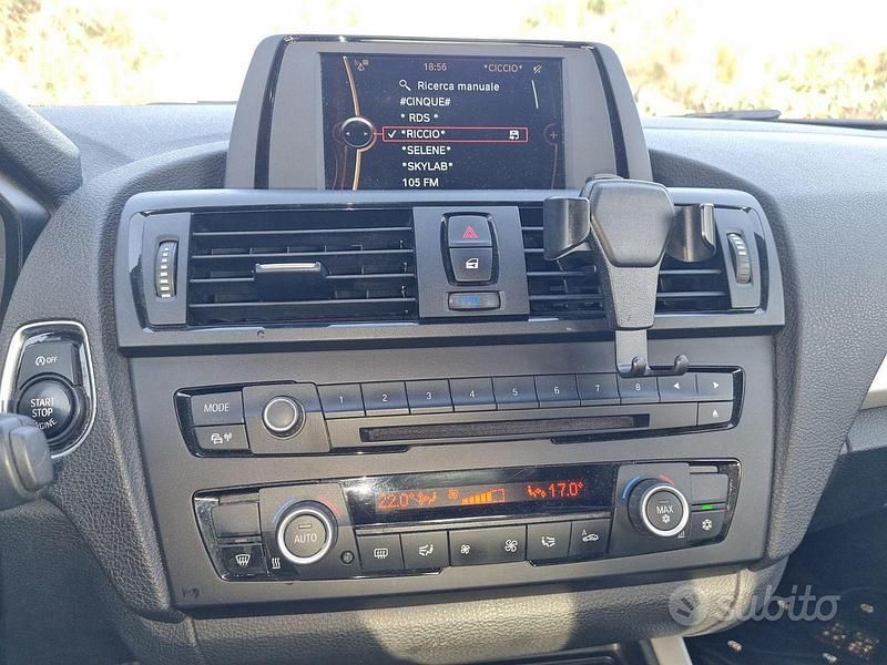 Usata BMW 120 184 CV (135 kW) 2012 Nero Utilitaria