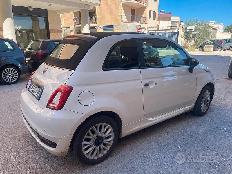 Usata Fiat 500 2016 Bianco Cabrio