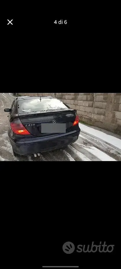 Usata Mercedes C220 Elegance 150 CV (110 kW) 2004 Bluazzurro Coupé