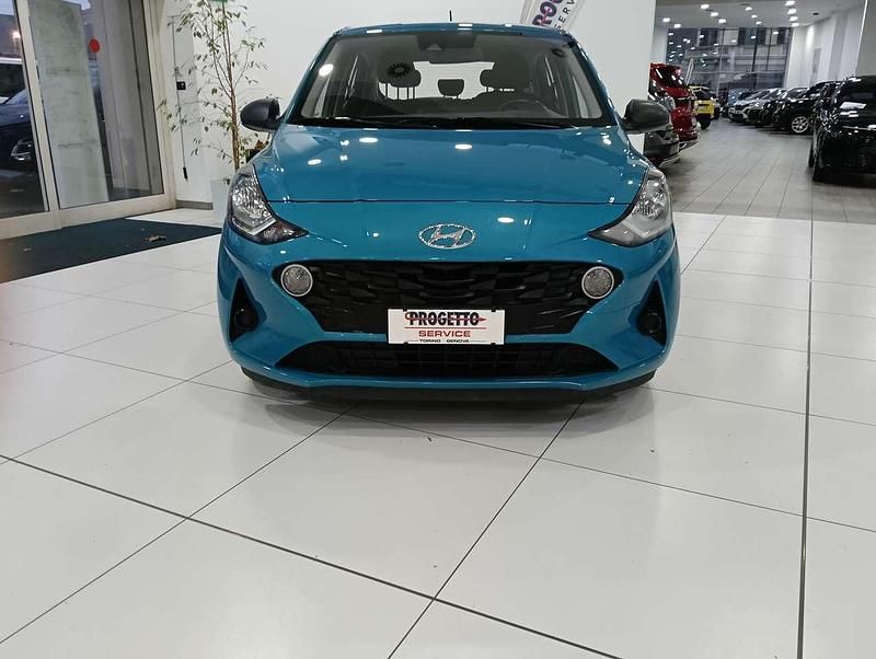 Usata Hyundai i10 67 CV (49 kW) 2021 Blu/azzurro Utilitaria