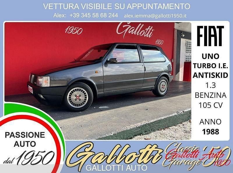 Usata Fiat Uno 104 CV (76 kW) 1988 Grigio Utilitaria