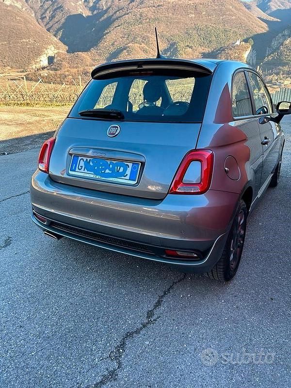 Usata Fiat 500 Sport 69 CV (50 kW) 2019 Marrone Utilitaria