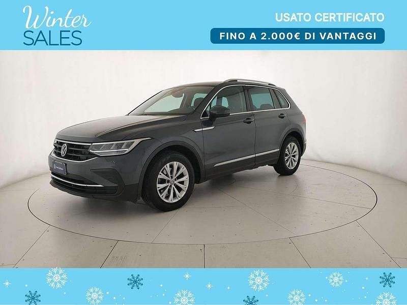 Dolphin grey metallizzato Usata 2021 VW Tiguan Life SUV | 20.900 € (Super prezzo) - Immagine 1/4