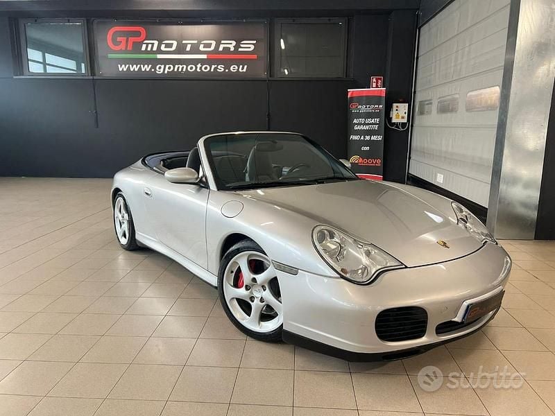Usata Porsche 911 320 CV (235 kW) 2004 Blu Cabrio