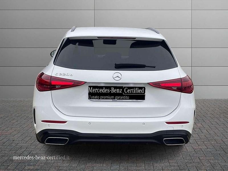 Usata Mercedes C220 AMG Line Premium 197 CV (144 kW) 2023 Bianco Station wagon