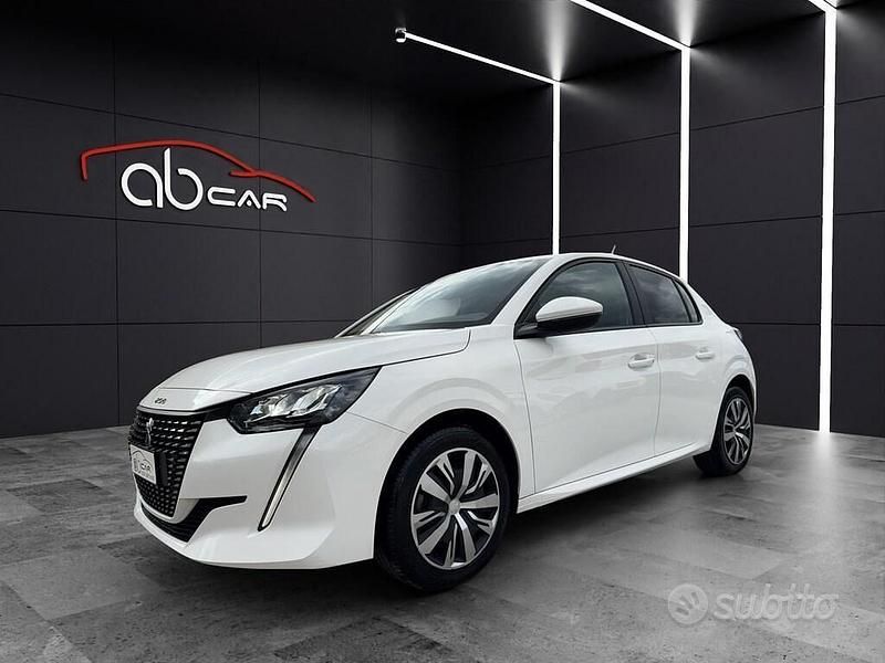 Usata Peugeot 208 Active 101 CV (74 kW) 2020 Bianco Utilitaria
