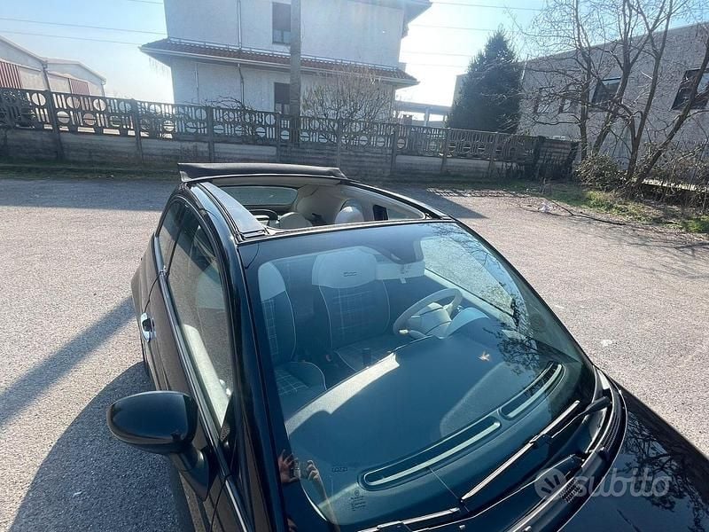 Usata Fiat 500C Lounge 69 CV (50 kW) 2019 Nero Cabrio