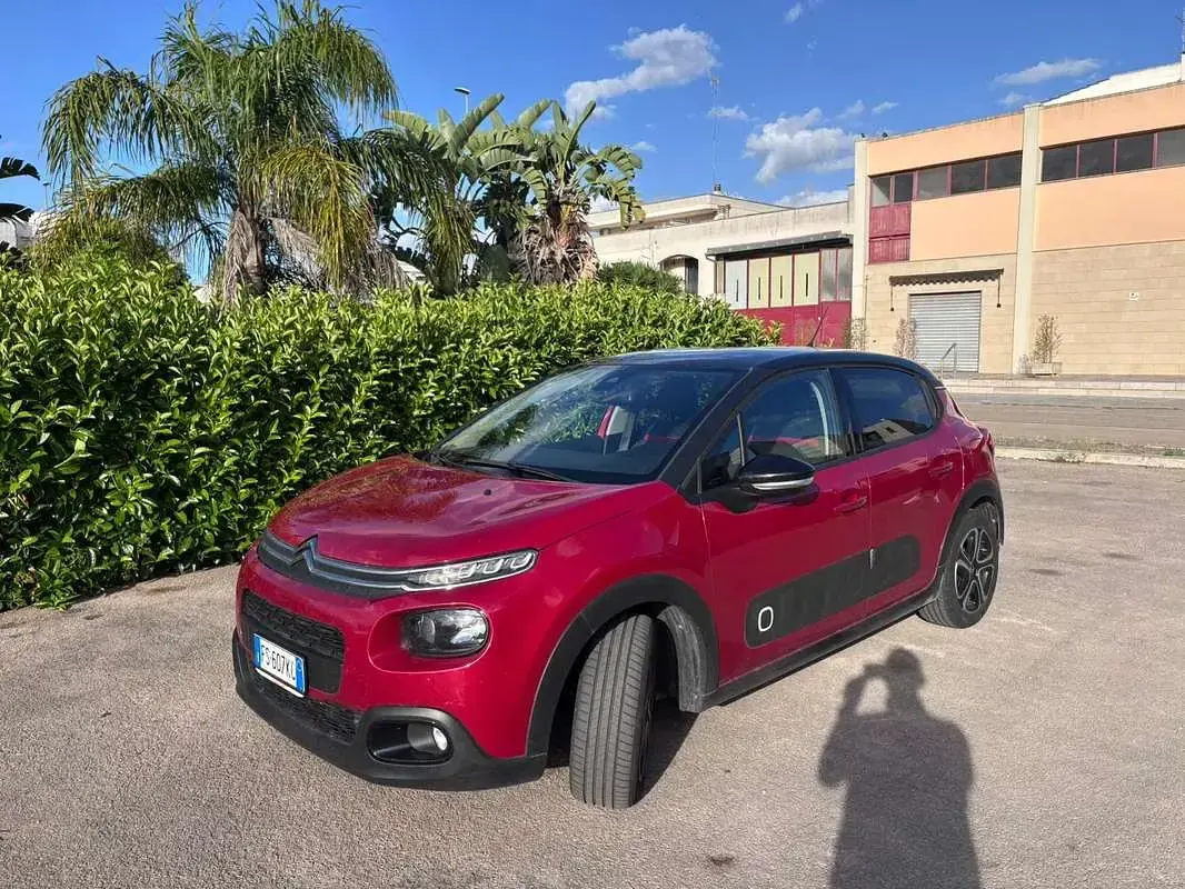 Usata Citroën C3 PureTech 82 CV (60 kW) 2018 Rosso Utilitaria