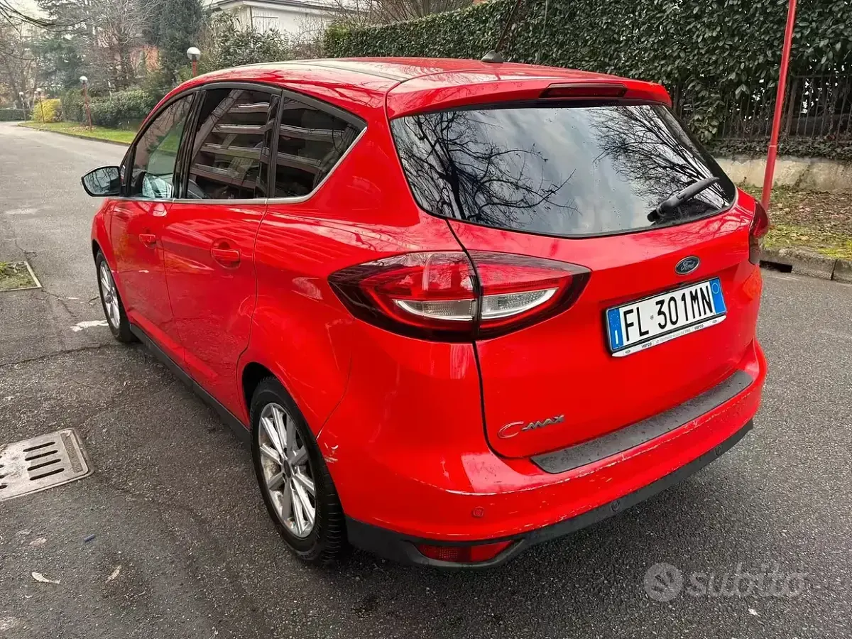Usata Ford C-MAX Titanium X 120 CV (88 kW) 2017 Rosso Monovolume