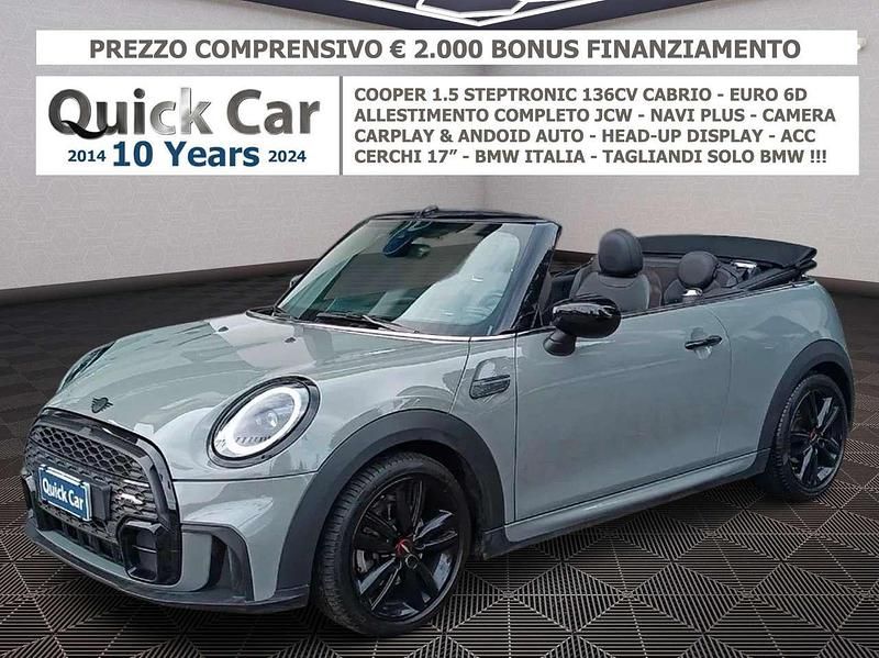 Usata Mini John Cooper Works Cabriolet 136 CV (100 kW) 2021 Moonwalk grey metalic Cabrio