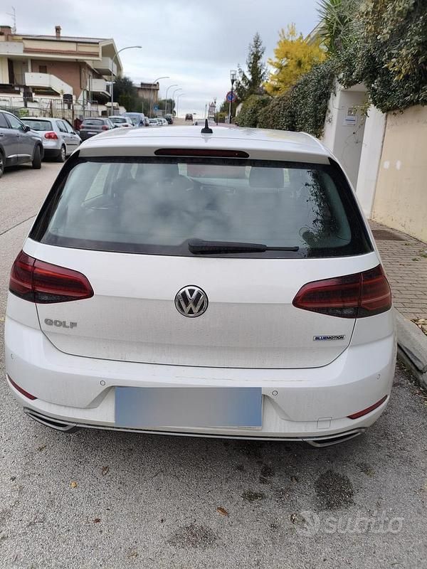 Usata VW Golf VII 2018 Bianco Berlina