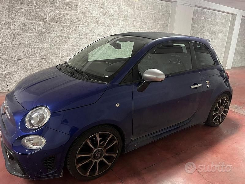 Usata Abarth 595C Turismo 165 CV (121 kW) 2016 Blu/azzurro Cabrio