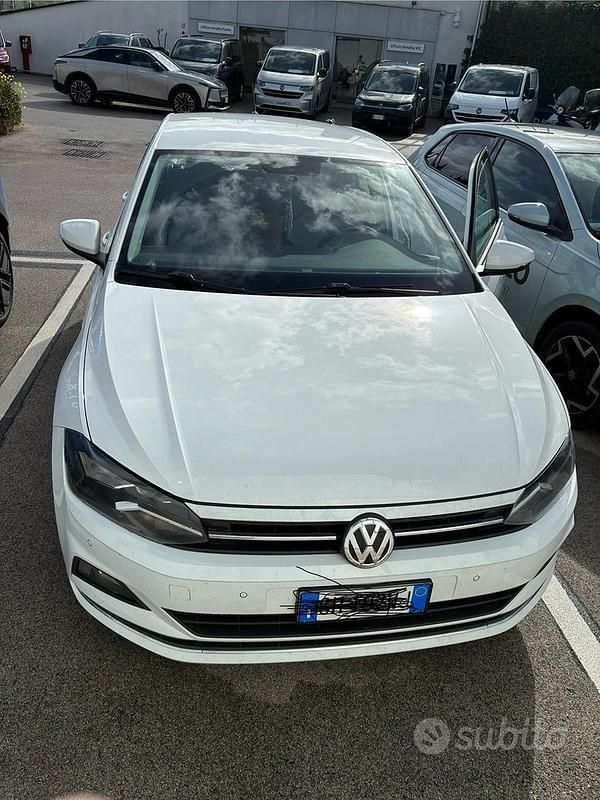Usata VW Polo 105 CV (77 kW) 2019 Bianco Berlina