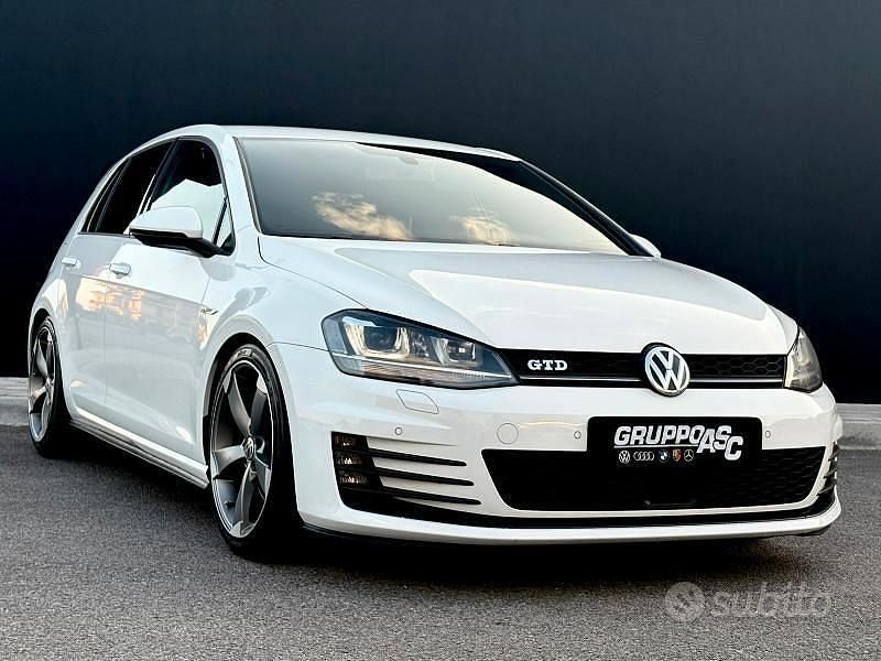 Usado VW Golf VII GTD 184 CV (135 kW) 2017 Blanco Berlina