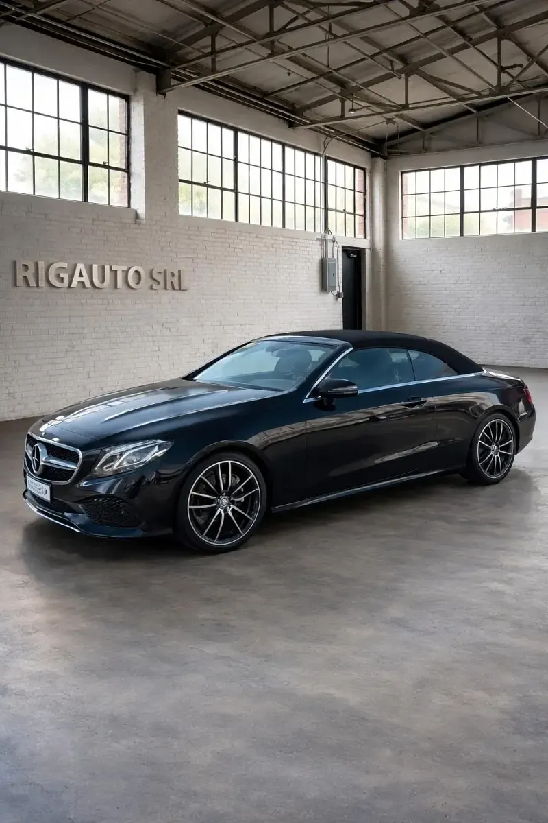 Usata Mercedes E220 Premium 194 CV (142 kW) 2021 Nero Cabrio