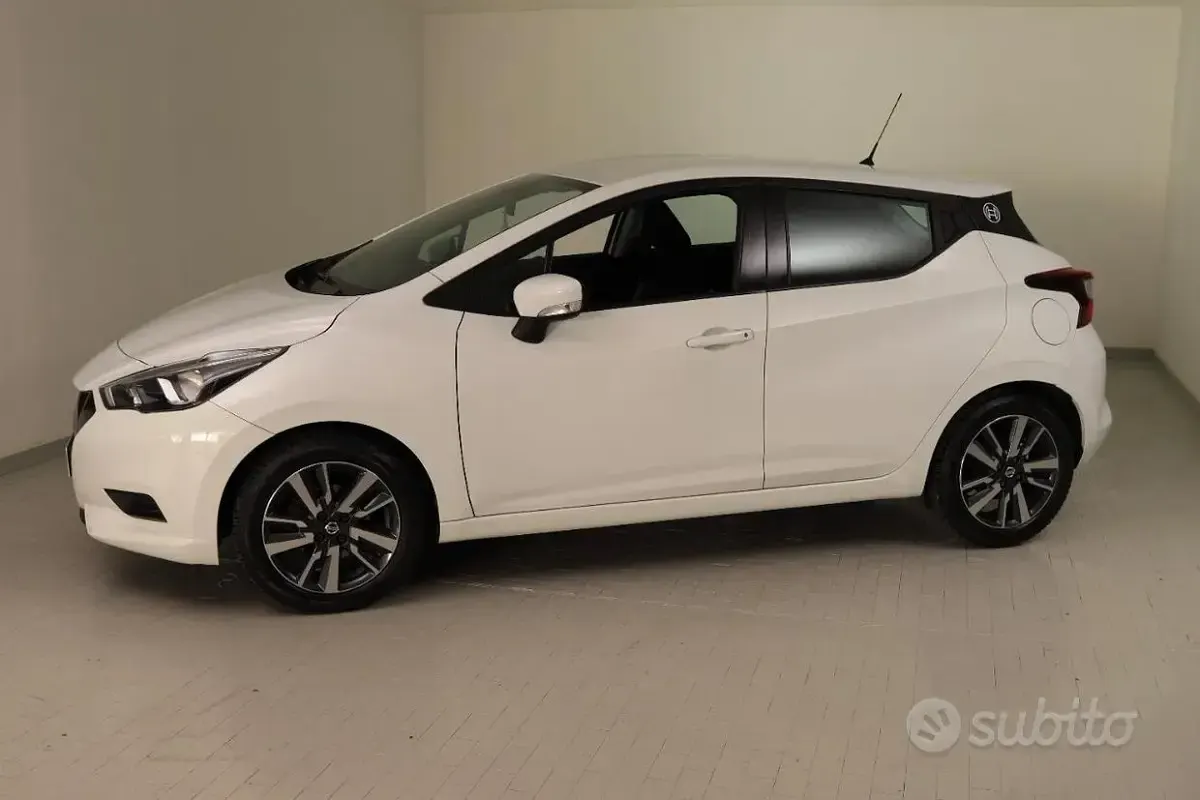 Usata Nissan Micra Acenta 71 CV (52 kW) 2017 Bianco Utilitaria