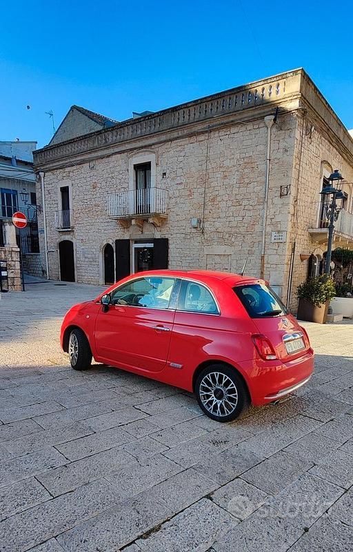 Usata Fiat 500 Lounge 69 CV (50 kW) 2016 Rosso Utilitaria