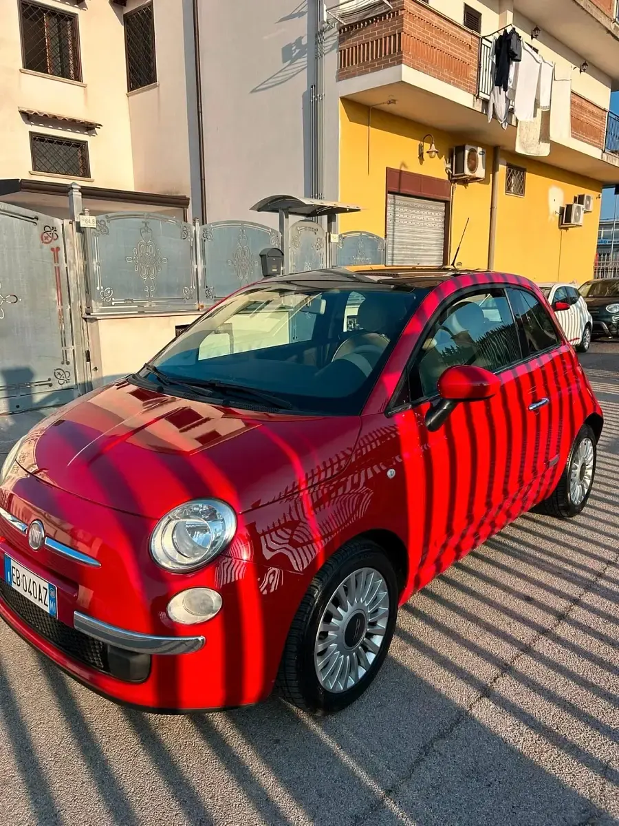 Usata Fiat 500 Lounge 69 CV (50 kW) 2010 Rosso Berlina