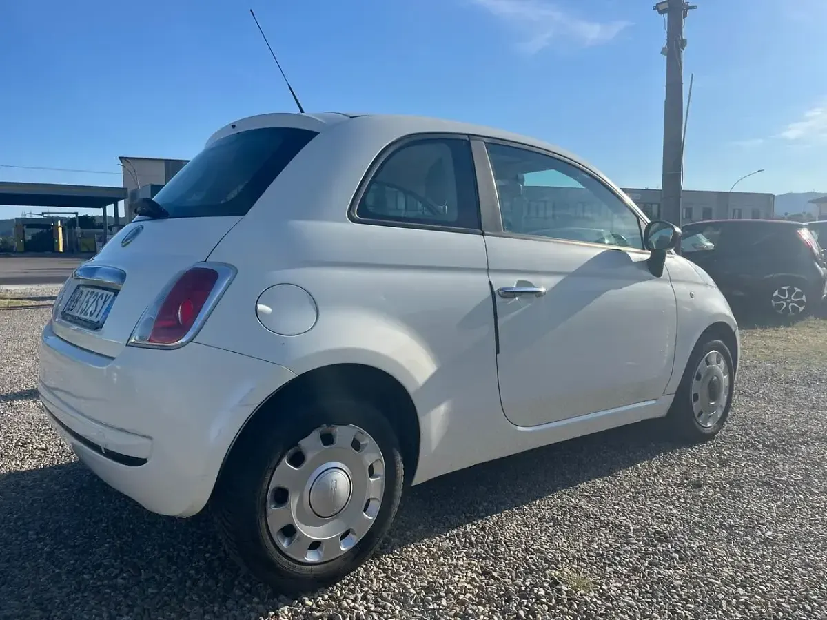 Usata Fiat 500 75 CV (55 kW) 2010 Bianco Berlina