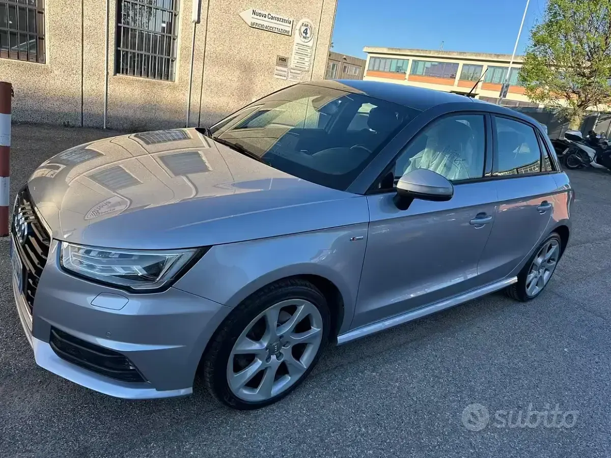 Usata Audi A1 S-Line 90 CV (66 kW) 2016 Grigio Utilitaria