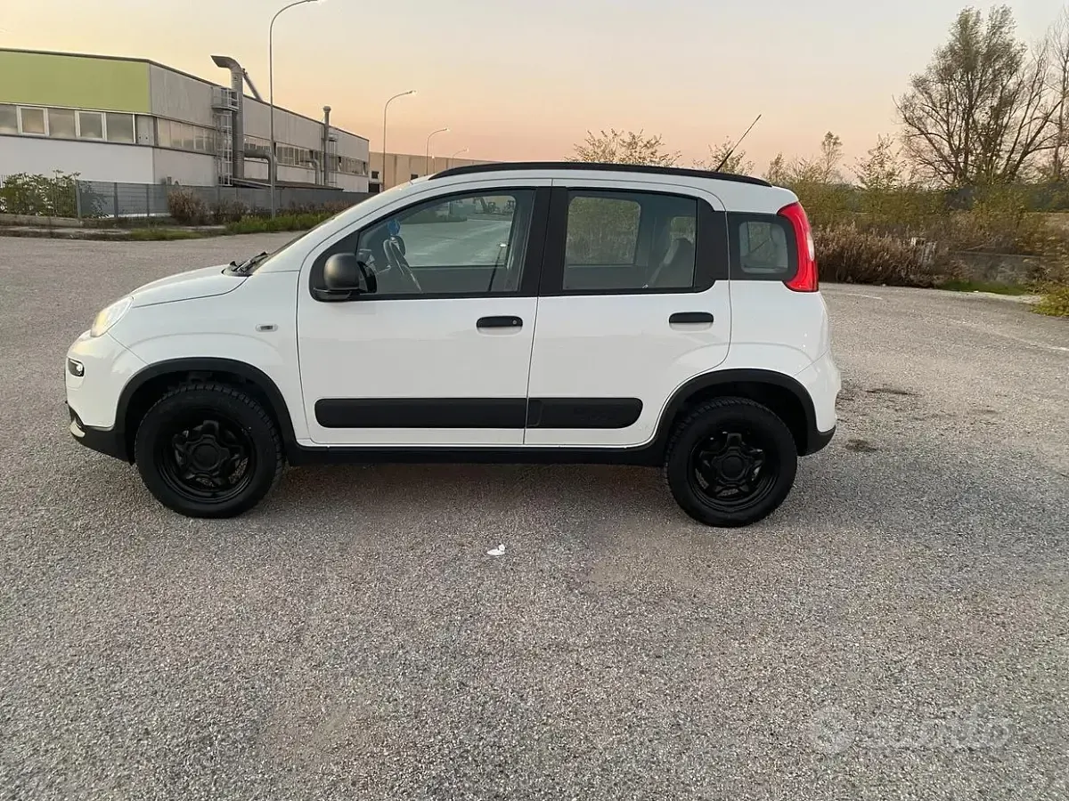 Usata Fiat Panda 4x4 S 85 CV (62 kW) 2019 Bianco Utilitaria