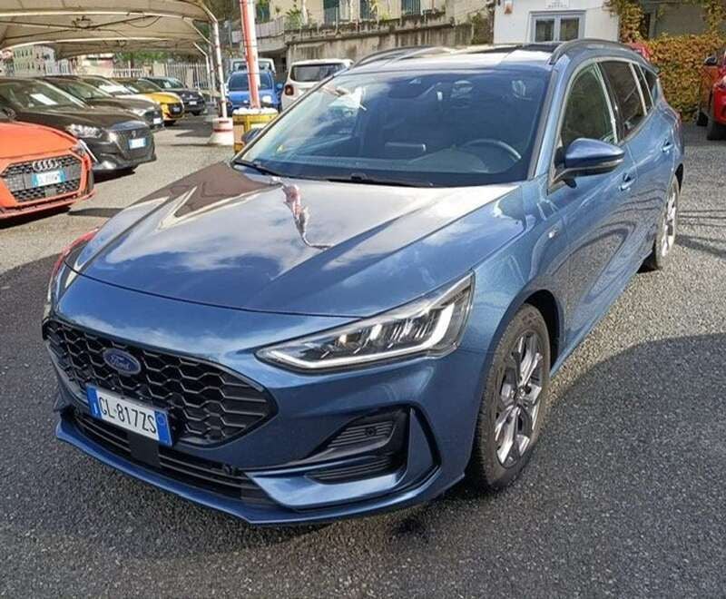 Blu Usata 2022 Ford Focus ST-Line Station wagon | 18.700 € (Buon prezzo) - Immagine 1/4